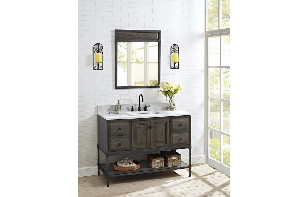 Fairmont - Toledo 48" Vanity - Door - Driftwood Gray - 1401-48