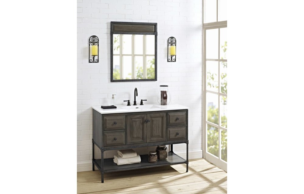 Fairmont - Toledo 48" Vanity - Door - Driftwood Gray - 1401-48