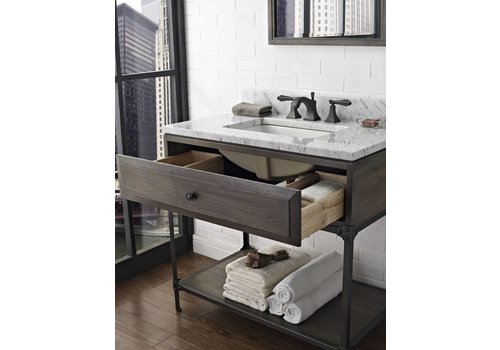 Fairmont Design's Fairmont Design's - Toledo - 36" Open Shelf Vanity - Driftwood Gray - 1401-VH36