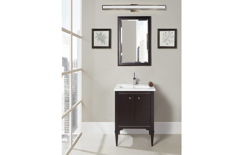 Fairmont - Charlottesville - Vintage Black - Nickel Accents - 24"