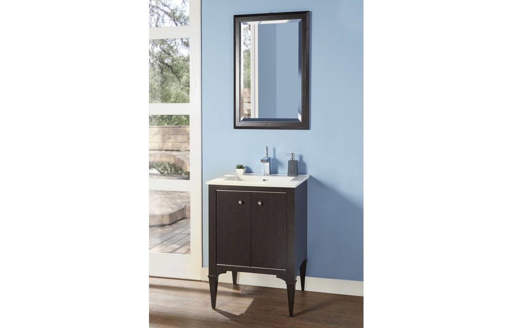 Fairmont - Charlottesville - Vintage Black - Nickel Accents - 24"