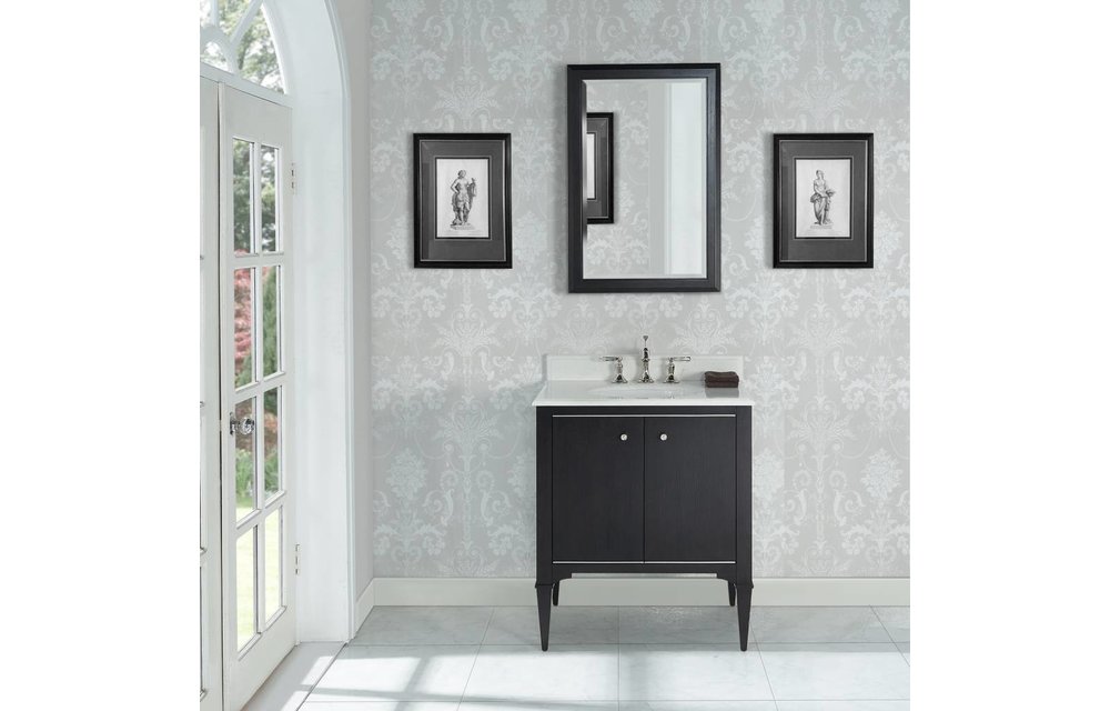 Fairmont - Charlottesville - Vintage Black - Nickel Accents - 30"