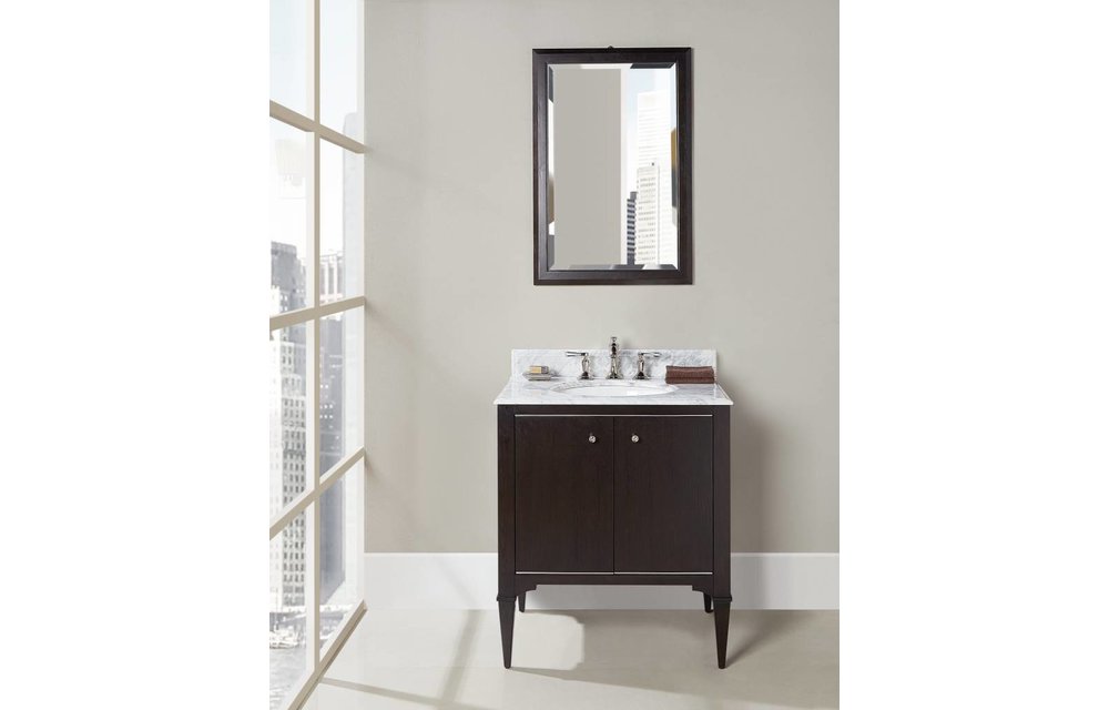 Fairmont - Charlottesville - Vintage Black - Nickel Accents - 30"