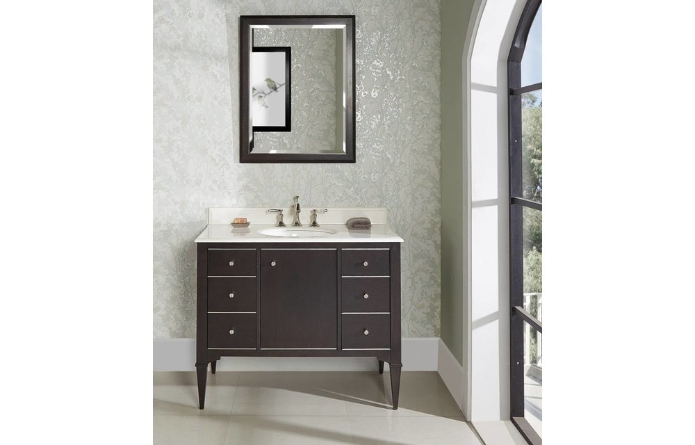 Fairmont - Charlottesville - Vintage Black - Nickel Accents - 42"