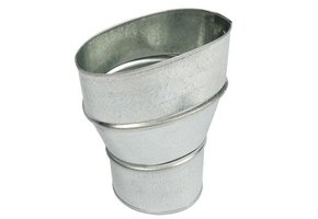 Panasonic - 4" Oval to 3" Round Duct Adapter Value - for WhisperValue Line