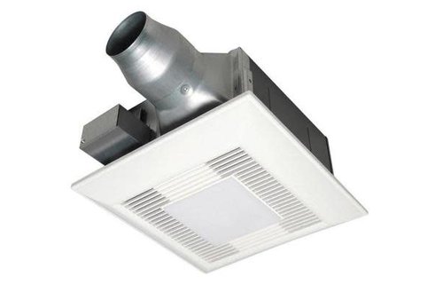 Panasonic - WhisperFitEZ with Light and Night Light 80-110 CFM