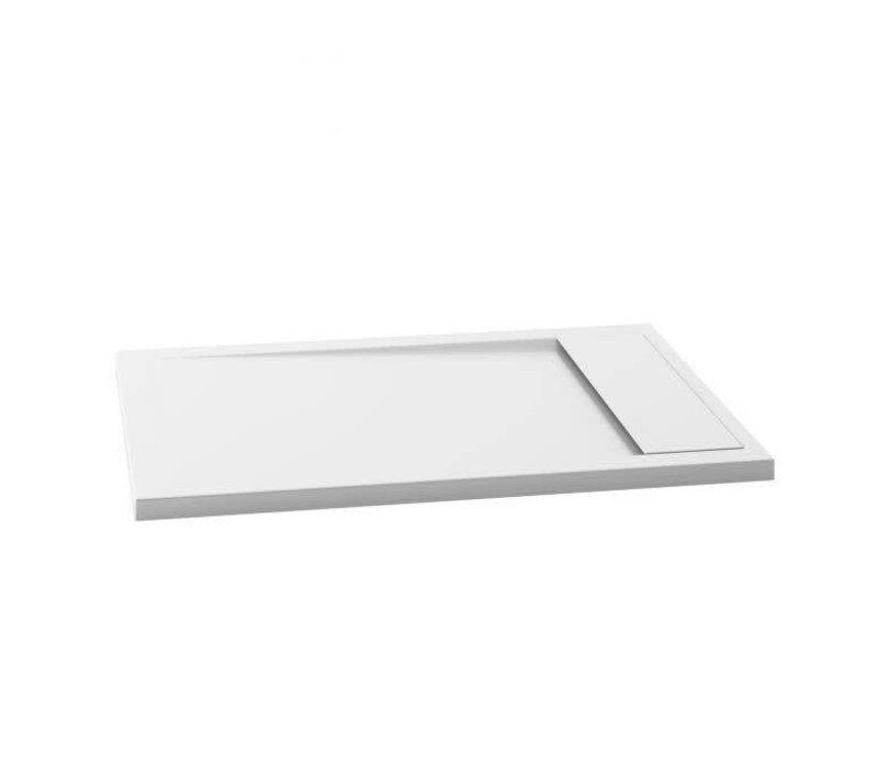 Kalia OPURE 48" x 36" Shower Base Aluminium Tiling Flange Kit