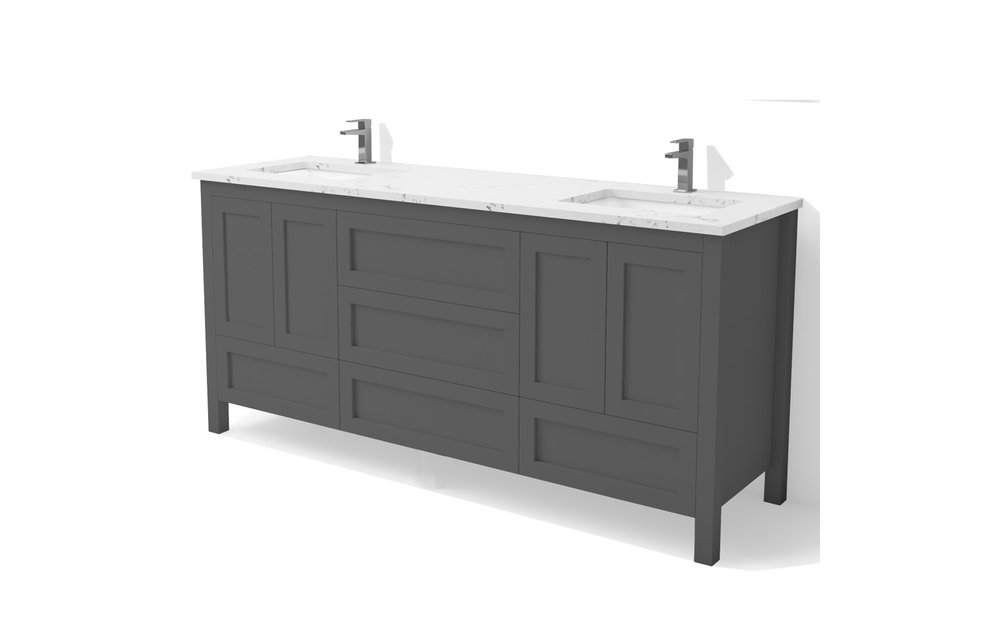 DM Bath - 72" - Shaker Style - Vanity