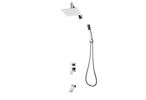 Rubi - Fall - 3 way Shower Kit - Chrome