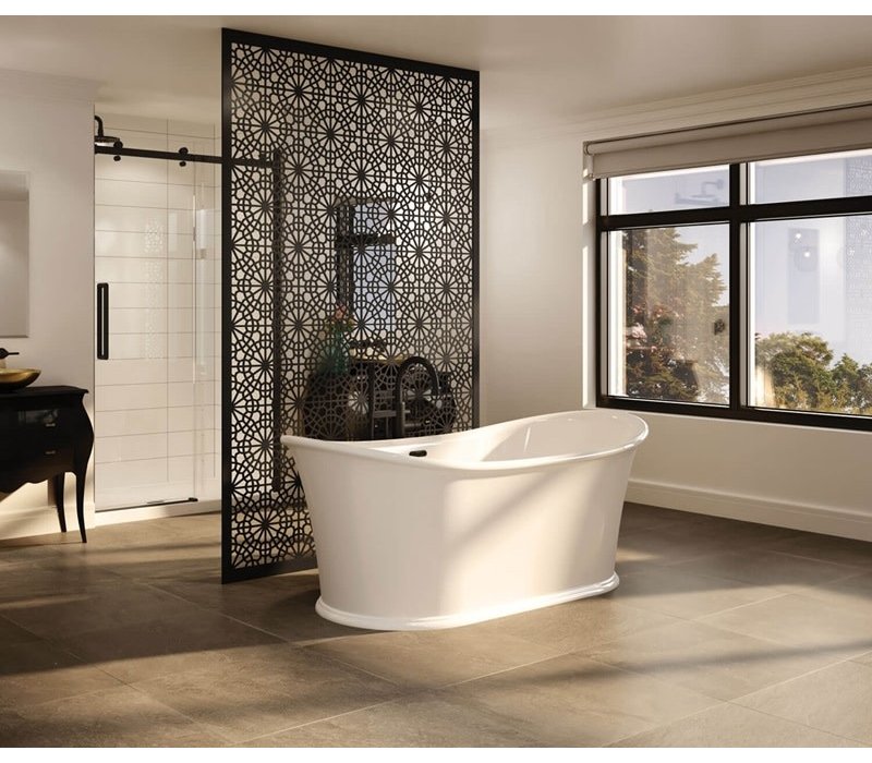 Maax Elina Freestanding Bath White Dupont Kitchen And Bath