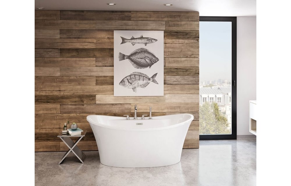 MAAX - ARIOSA 6636 BATHTUB REGULAR WHITE ACRYLIC - 106267-000-001