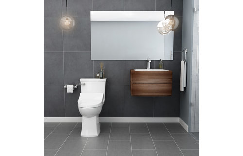 American Standard - TOWNSEND VORMAX RH EL 1PC W/SEAT WHT - WHITE -