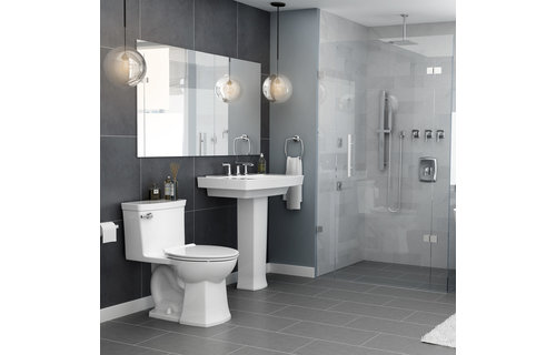 American Standard - TOWNSEND VORMAX RH EL 1PC W/SEAT WHT - WHITE -