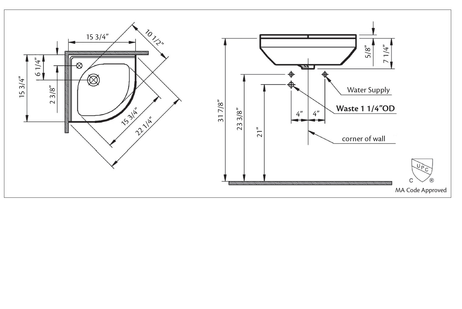 Cheviot - Sink - 944-WH-1 - Discontinued