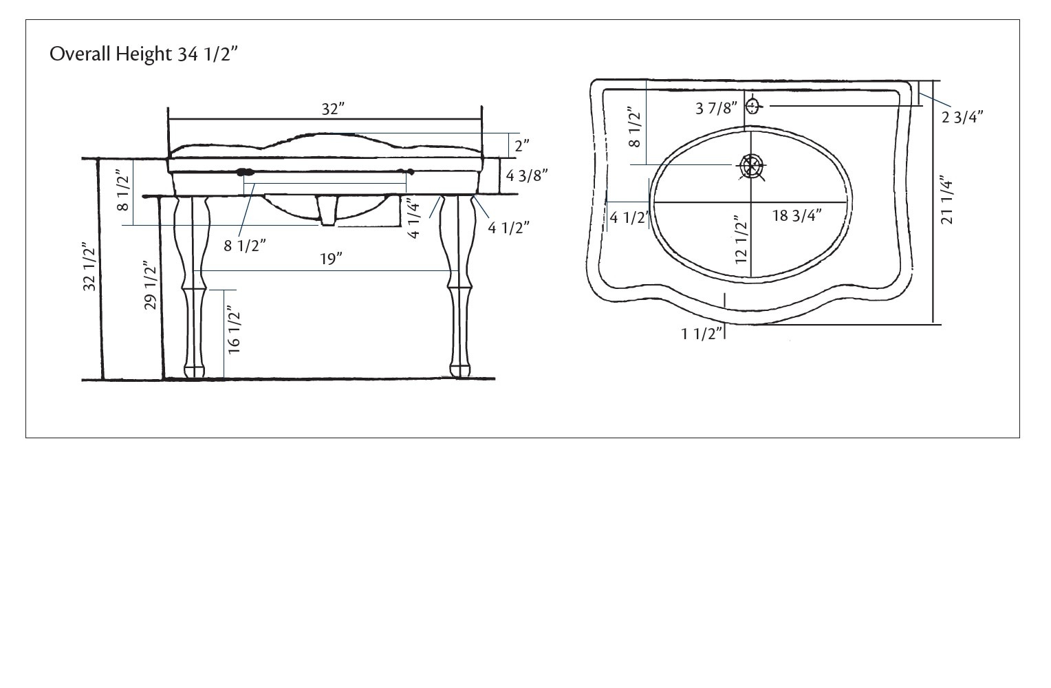 Cheviot - Windsor - Console - 707-WH-8 - Discontinued
