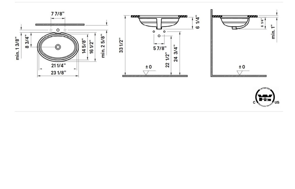 Cheviot - SIENNA Undermount Sink - 1120-WH - Discontinued