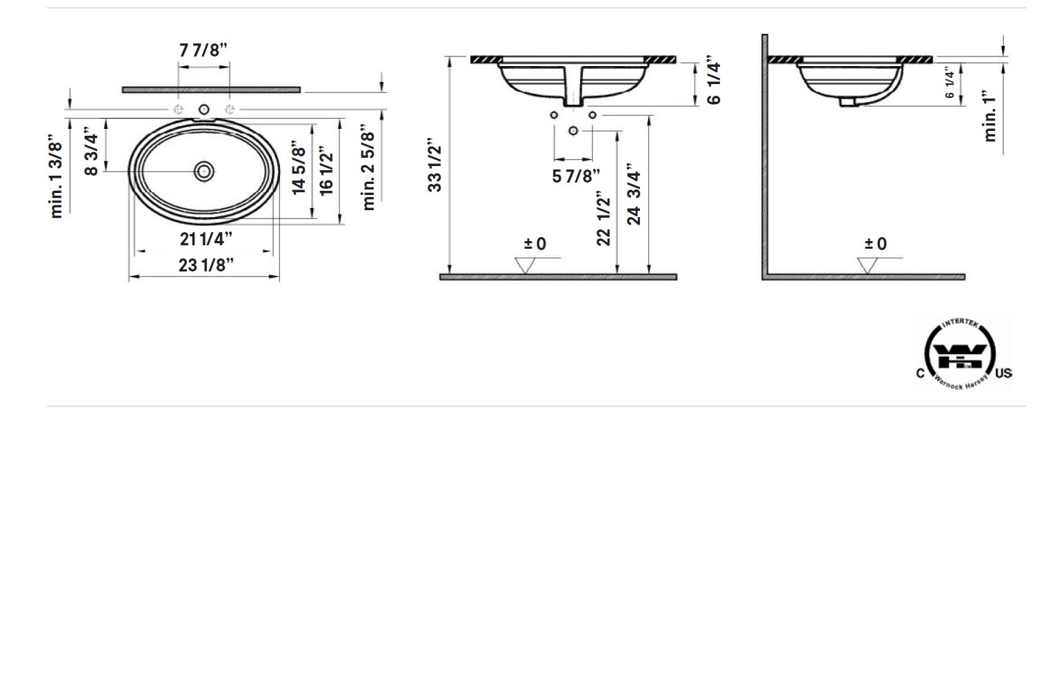 Cheviot - SIENNA Undermount Sink - 1120-WH - Discontinued
