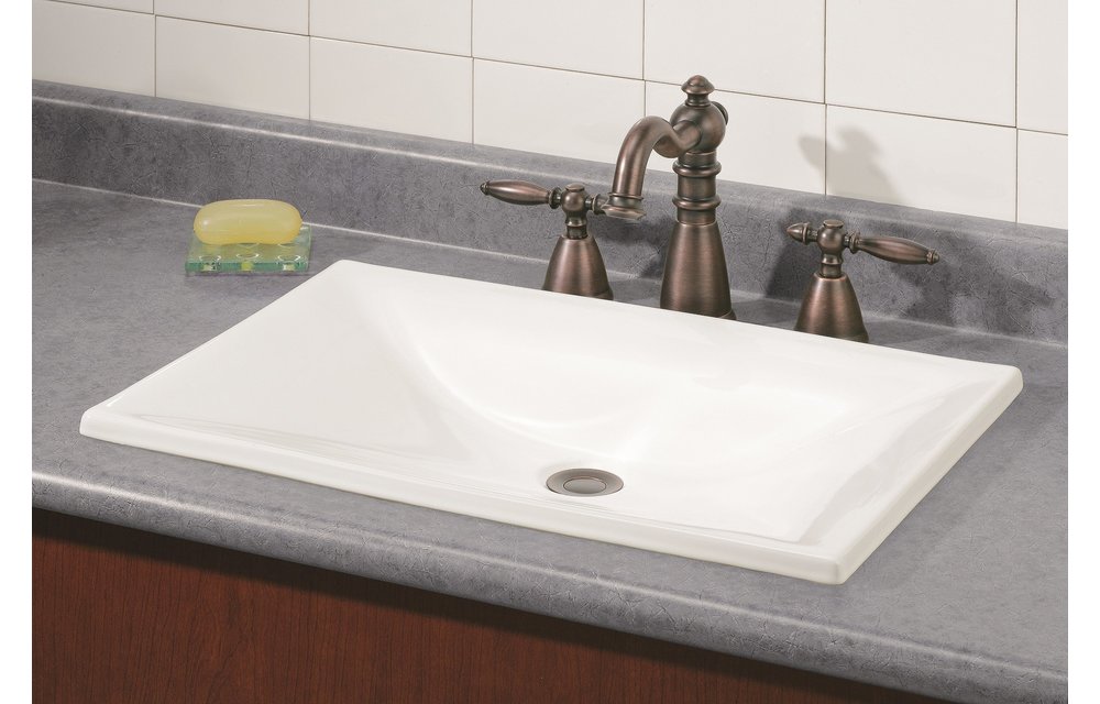 Cheviot - ESTORIL DROP-IN SINK, WHITE - 1180-WH