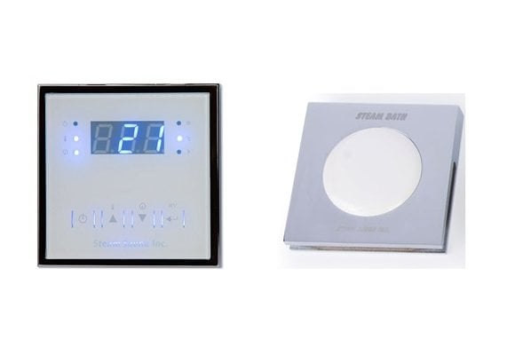 SteamSauna - Bregueti Touch Control and  Gem Steam Head