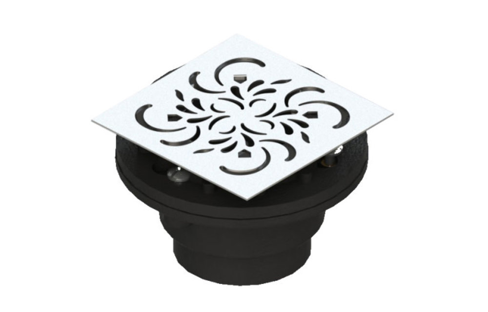 Rubinet - Square Drain - Paisley