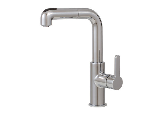 Aquabrass - Eatalia - Pull-out Kitchen Faucet - Brushed Nickel