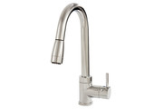 Aquabrass - Pulmi - Pull-down Kitchen Faucet - Brushed Nickel PVD