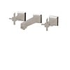 Aquabrass Aquabrass - Bridge - 8" - Wallmount Lavatory Faucet - Polished Chrome
