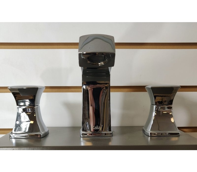 Kalia - UMANI Widespread Lavatory Faucet with Pop-up Waste and UMANI Handles - BF1066-110 - Chrome