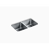 Kohler Undertone Preserve Double Equal Stainless Steel Sink