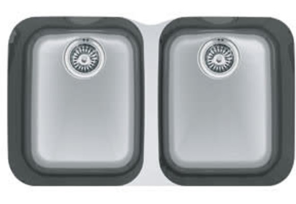 Franke ARTISAN DOUBLE BOWL UNDERMOUNT SINK 19-1/8 x 31