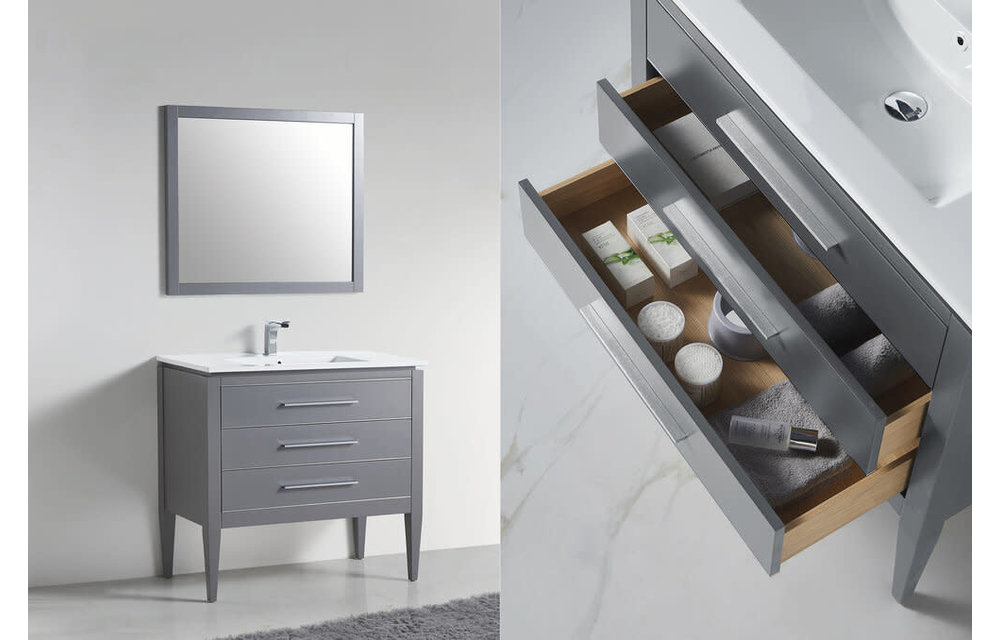 Bagno Italia - LONDON 30 - Vanity + Porcelain Top