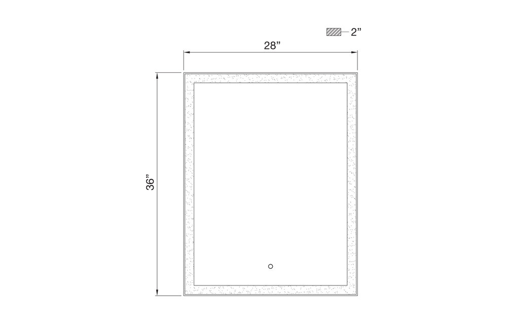 Eurofase - Lenora - Edge Lit LED Mirror - 28" x 36" -