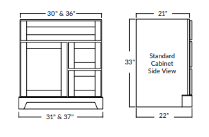 Stonewood - 36" - Vanity