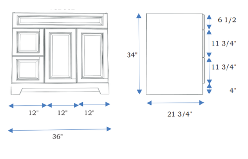 Classic Brand - 36" - Vanity