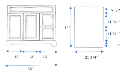 Classic Brand - 36" - Vanity