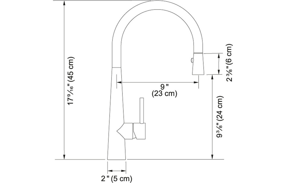 Franke - Steel - Pull Down Kitchen Faucet
