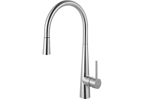 Franke - Steel - Pull Down Kitchen Faucet
