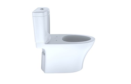 TOTO - Aquia IV - 2PC Elongated - U-Height -  Washlet+ Connection - Cotton