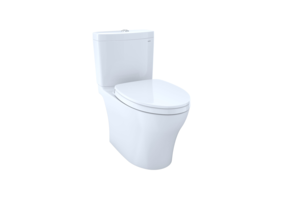 TOTO - Aquia IV - 2PC Elongated - U-Height -  Washlet+ Connection - Cotton