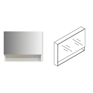 Aktuell - THOR - Medicine Cabinet - 39 " White