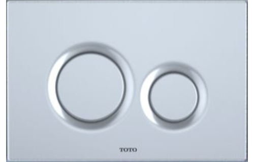 TOTO - Basic Round Push Plate - Dual Button