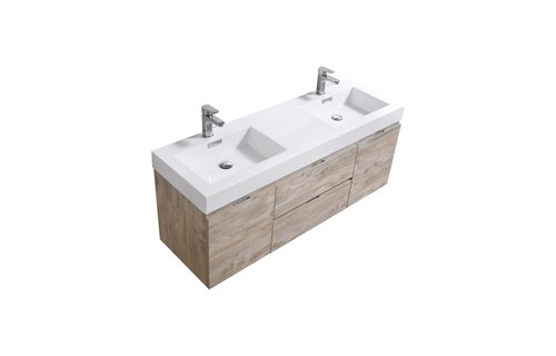 KUBEBATH - 60" Double - Bliss - Wallmount