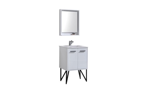 KUBEBATH - 24" - Bosco - Vanity + Quartz Top