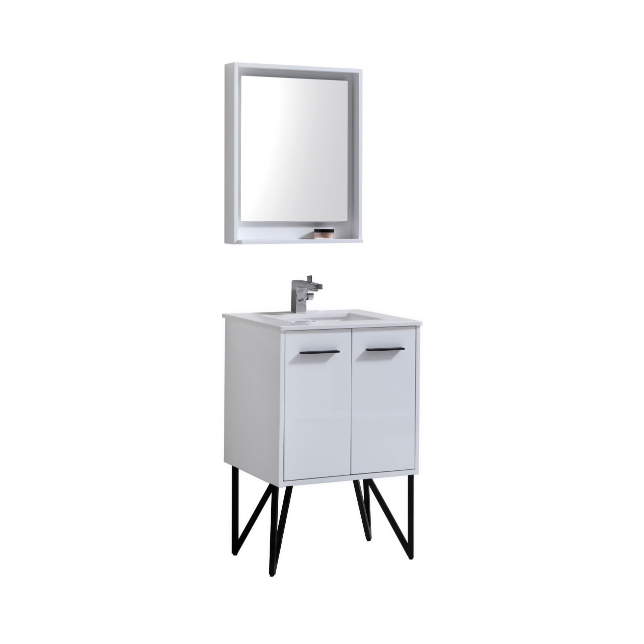 KUBEBATH - 24" - Bosco - Vanity + Quartz Top