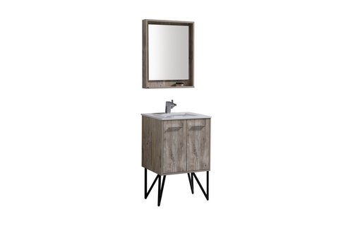 KUBEBATH - 24" - Bosco - Vanity + Quartz Top