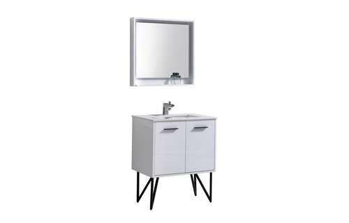 KUBEBATH - 30" - BOSCO - Vanity + Quartz Top