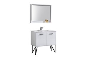 KUBEBATH - 36" - Bosco - Vanity + Quartz Top