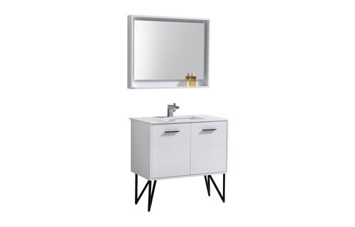 KUBEBATH - 36" - Bosco - Vanity + Quartz Top