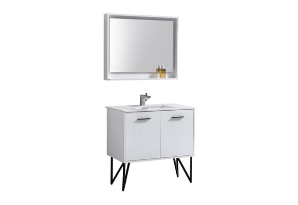 KUBEBATH - 36" - Bosco - Vanity + Quartz Top