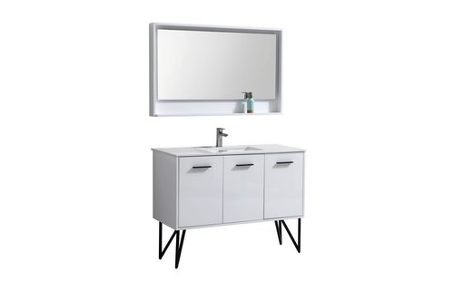 KUBEBATH - 48" - Bosco - Vanity + Quartz Top